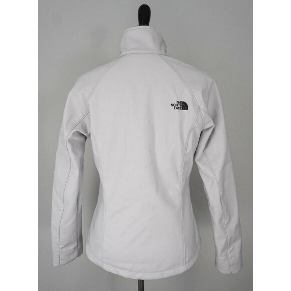 THE NORTH FACE Womens Apex Bionic 2 Gray White Windwall Jacket Coat Size Small - Picture 5 of 7
